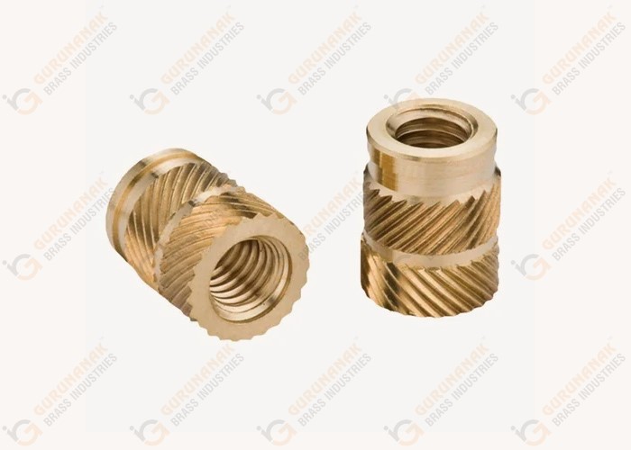 brass press-in inserts